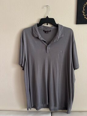 Michael Kors Men's Gray Polo Shirt